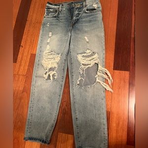 Carmar straight leg ripped jeans